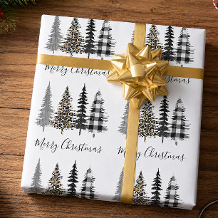 Boerderij Kerstbomen Cadeaupapier
