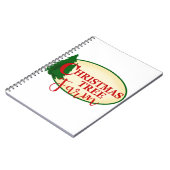 Boerderij kerstbomen notitieboek (Linkerzijde)