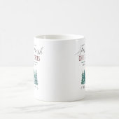 Boerderij kerstbomen, vers koffiemok (Center)