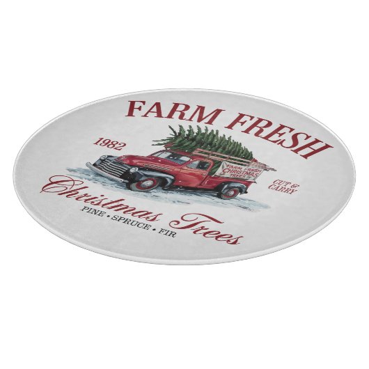 Boerderij kerstbomen, vers snijplank (Hoek)