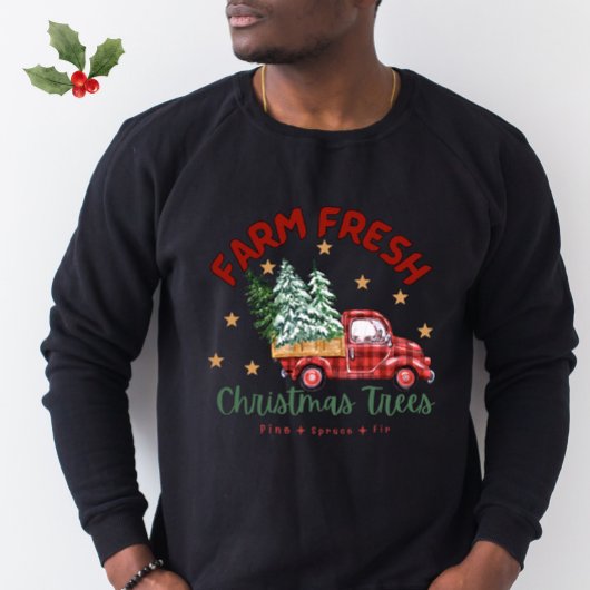 Boerderij kerstbomen, vers t-shirt