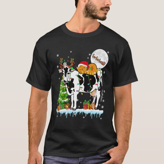 Boerderij kerstbomen voor kerstbomen met kerstbome t-shirt (Voorkant)
