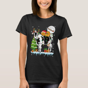 Boerderij kerstbomen voor kerstbomen met kerstbome t-shirt