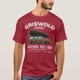 Boerderij kerstboomgaard voor de Groene Familie T-shirt