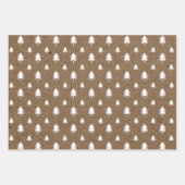 Boerderij: kerstboompapier, Truck Brown Kraft Pape Inpakpapier Vel (Voorkant 3)