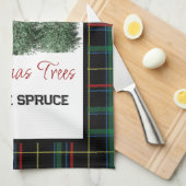 Boerderij kerstboomvakantie startpunt theedoek (Quarter Fold)