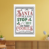  boerderij kerstdoek kunst rood groen canvas afdruk (Insitu (Woonkamer))