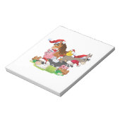 Boerderij Kerstmis Notitieblok (Linkerzijde)