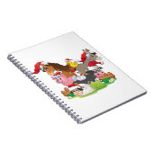 Boerderij Kerstmis Notitieboek (Rechterzijde)