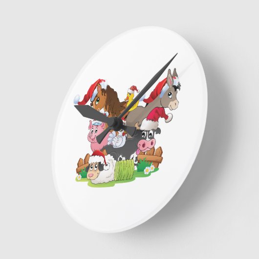 Boerderij Kerstmis Ronde Klok (Hoek)