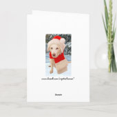 Boerderij kerstmis zonder kerstmis feestdagen kaart (Achterkant)