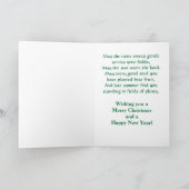 Boerderij kerstmis zonder kerstmis feestdagen kaart (Binnen)