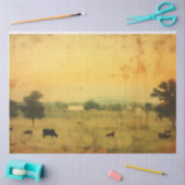 Boerderij Keuken Koe Decoupage Tissuepapier (Craft)