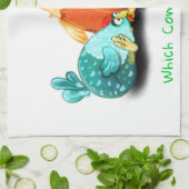 Boerderij keukenhanddoekjes kippen die op eieren w theedoek (Gevouwen)