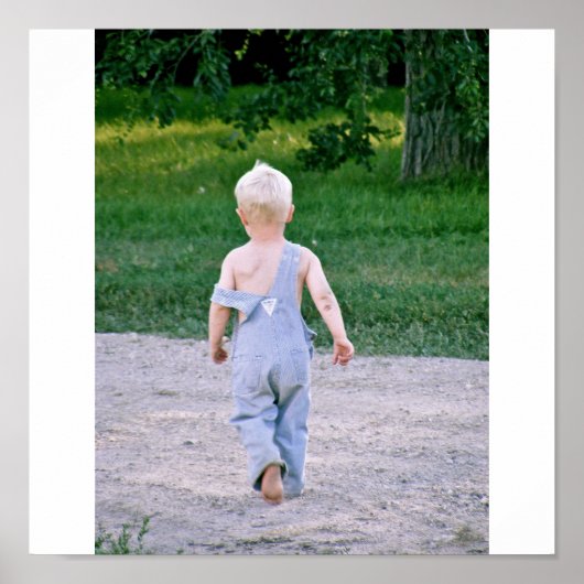 boerderij kind poster (Voorkant)