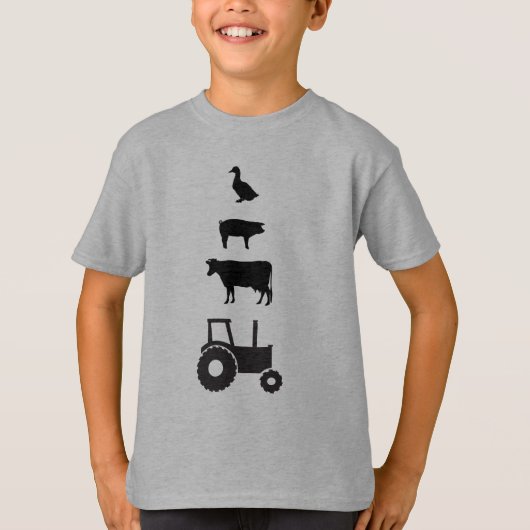 Boerderij kind shirt (Voorkant)