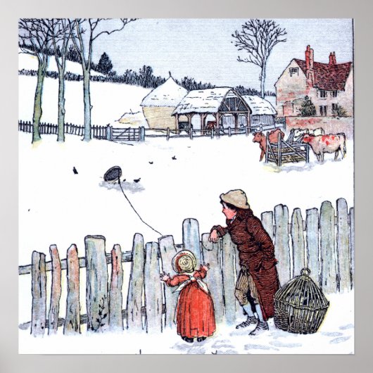  Boerderij Kinderen Poster (Voorkant)