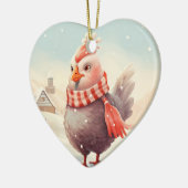 Boerderij Kip Dier, Kawaii Leuke Pet Lover Gift Keramisch Ornament (Links)