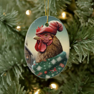 Boerderij Kip Dier, Kawaii Leuke Pet Lover Gift Keramisch Ornament