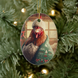 Boerderij Kip Dier, Kawaii Leuke Pet Lover Gift Keramisch Ornament