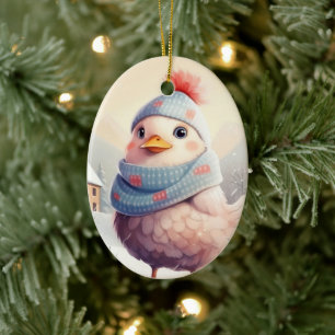 Boerderij Kip Dier, Kawaii Leuke Pet Lover Gift Keramisch Ornament