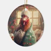 Boerderij Kip Dier, Kawaii Leuke Pet Lover Gift Keramisch Ornament (Links)