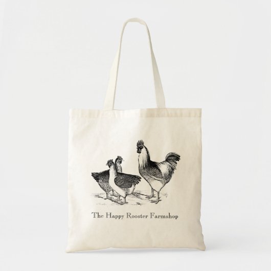 boerderij, kip tote bag (Voorkant)