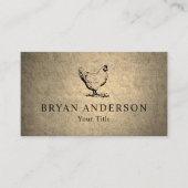 Boerderij - kip visitekaartje (Voorkant)