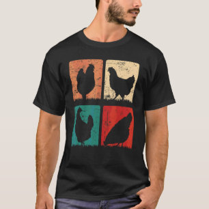 Boerderij kippen Boerderij boeren Yard Ch T-shirt