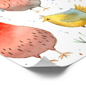 Boerderij Kippen Poster (Hoek)