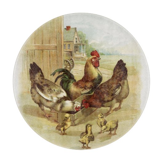  Boerderij kippen Snijplank (Voorkant)