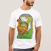 Boerderij Kippen T-shirt (Voorkant)