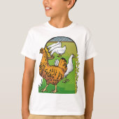 Boerderij Kippen T-shirt (Voorkant)
