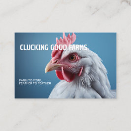 Boerderij kippen visitekaartje