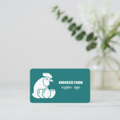 Boerderij kippeneieren visitekaartje (Staand voorkant)