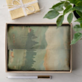 Boerderij koe  decoupage tissuepapier (Geschenk)