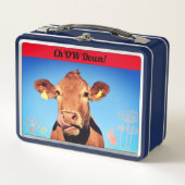 Boerderij Koe Lick Metal Lunch Box (Voorkant)