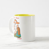 Boerderij Koe Love U Mom Tweekleurige Koffiemok (Voorkant links)