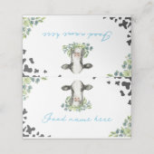 Boerderij Koe op zaterdag Plaatskaartje (Buitenkant ongevouwen)