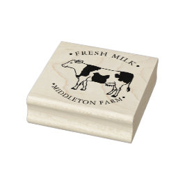 Boerderij Koe - verse melk Rubberstempel