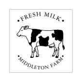 Boerderij Koe - verse melk Rubberstempel (Afrduk)