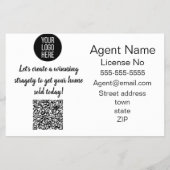 boerderij koe Verwijzing Vastgoed Marketing Verkop Flyer (Achterkant)