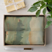 Boerderij koe Vintage decoupage  Tissuepapier (Geschenk)