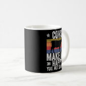 Boerderij Koeien maken me blij dat je niet zo veel Koffiemok (Voorkant rechts)