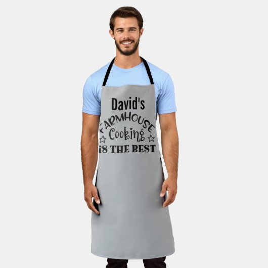 BOERDERIJ Koken is de beste Schort (Gedragen)