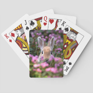 Boerderij konijn speelkaarten