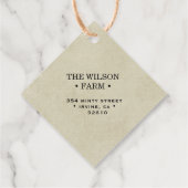  Boerderij Kraft Product Labels (Achterkant)