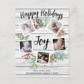 Boerderij Krans Foto Collage Kerstmis Feestdagenkaart (Voorkant)