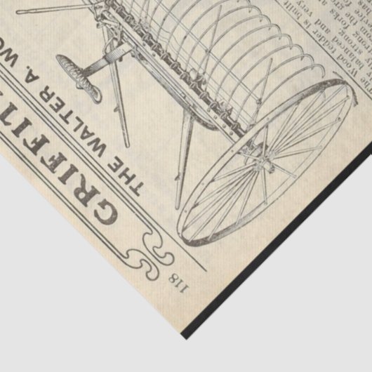  Boerderij Krantenblad en ontkoppeling Tissuepapier (Detail)