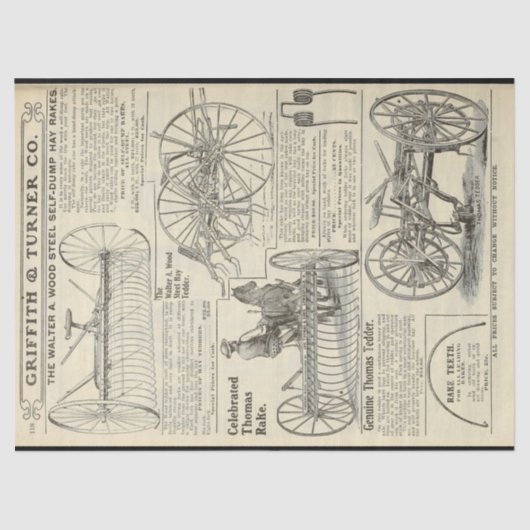  Boerderij Krantenblad en ontkoppeling Tissuepapier (Voorkant)